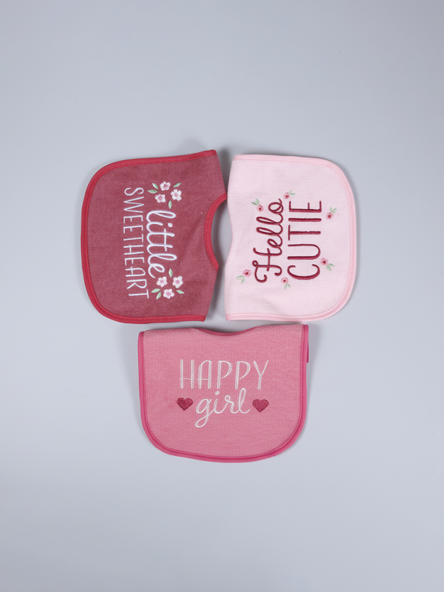 Hudson Baby Bib Set 3Pk #02810 (S-25)