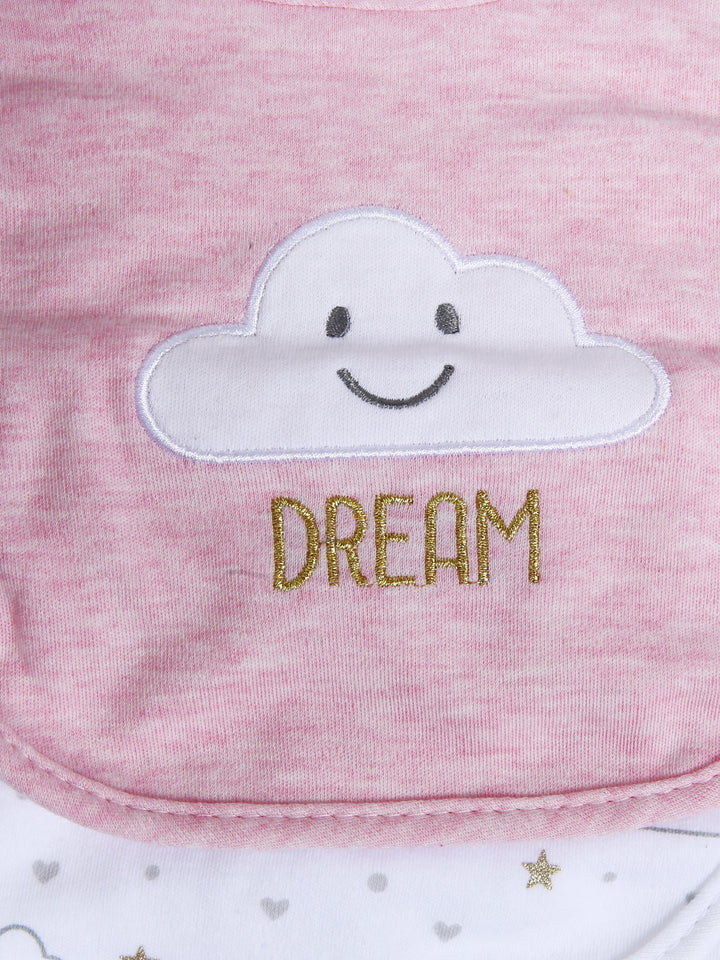 Imp Baby Bib & Booties Set 5Pcs #18064 (S-25)