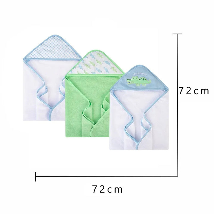 D&D Baby Bath Towel 6Pk #D06925 (S-25)