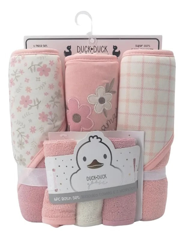 D&D Baby Bath Towel 6Pk #D06925 (S-25)