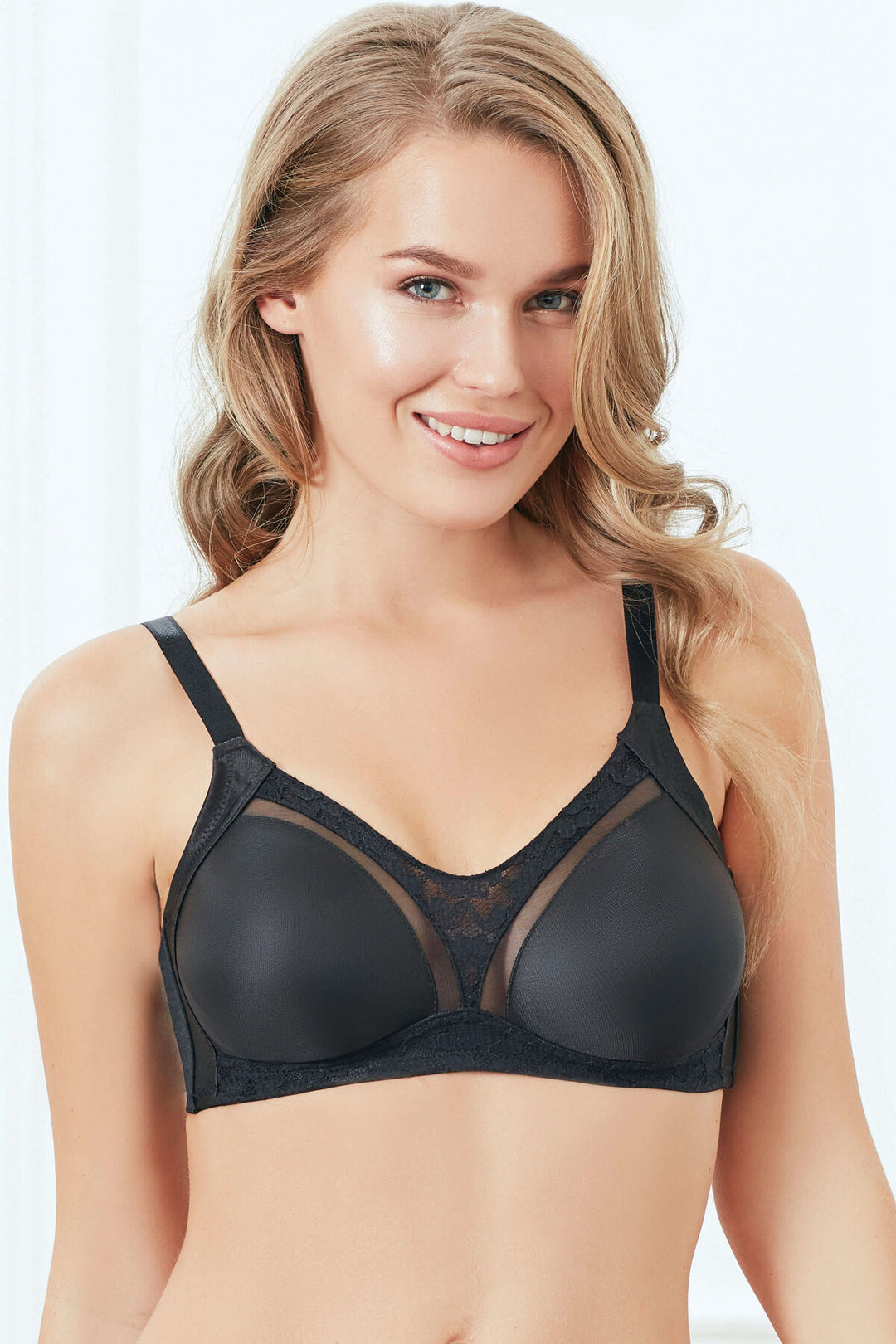 Anil Ladies N/W N/P Bra 3705 (Black)