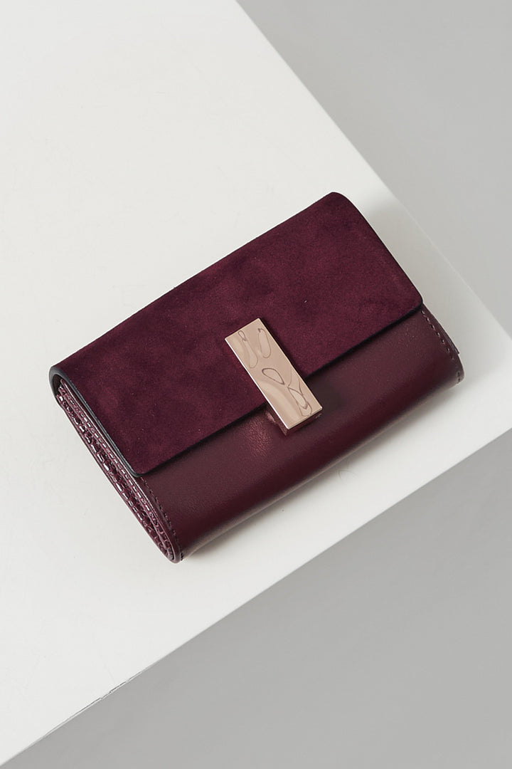Frederica Plum Small Purse