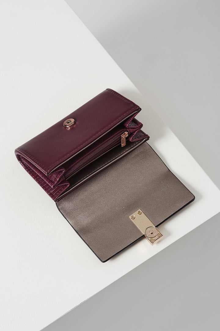 Frederica Plum Small Purse