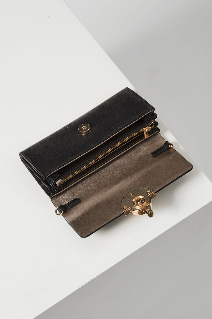 Ginny Black Large Purse/Evening Bag