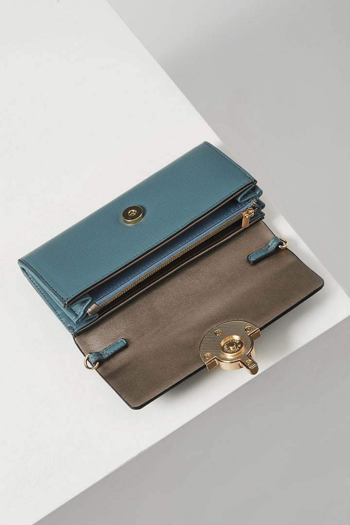 Ginny Airforce Blue Large Purse/Evening Bag