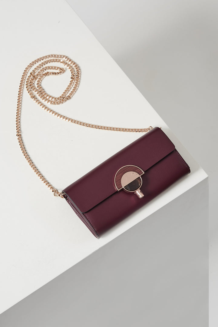 Ginny Plum Large Purse/Evening Bag