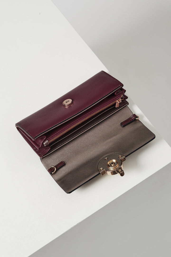 Ginny Plum Large Purse/Evening Bag