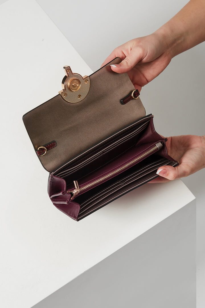 Ginny Plum Large Purse/Evening Bag
