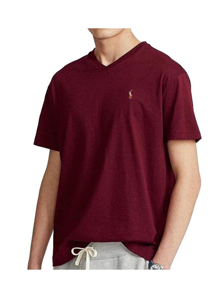 RL Mens S/S V-N Small Pony T-Shirts TM-710866052011