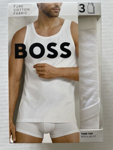 Hugo Boss Mens S/L 3Pack Vest 50495330
