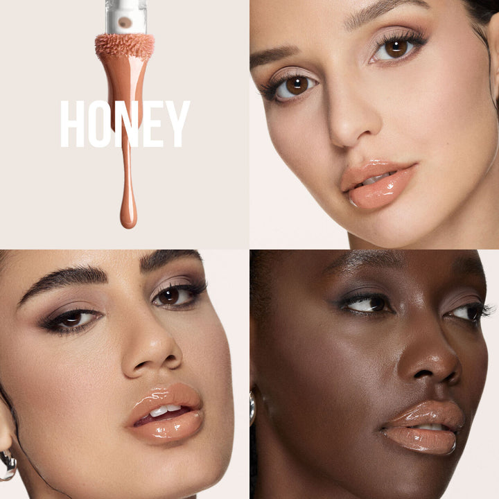 Huda Beauty Fauxfilter Extra Shine Lip Gloss Honey 3.9ml