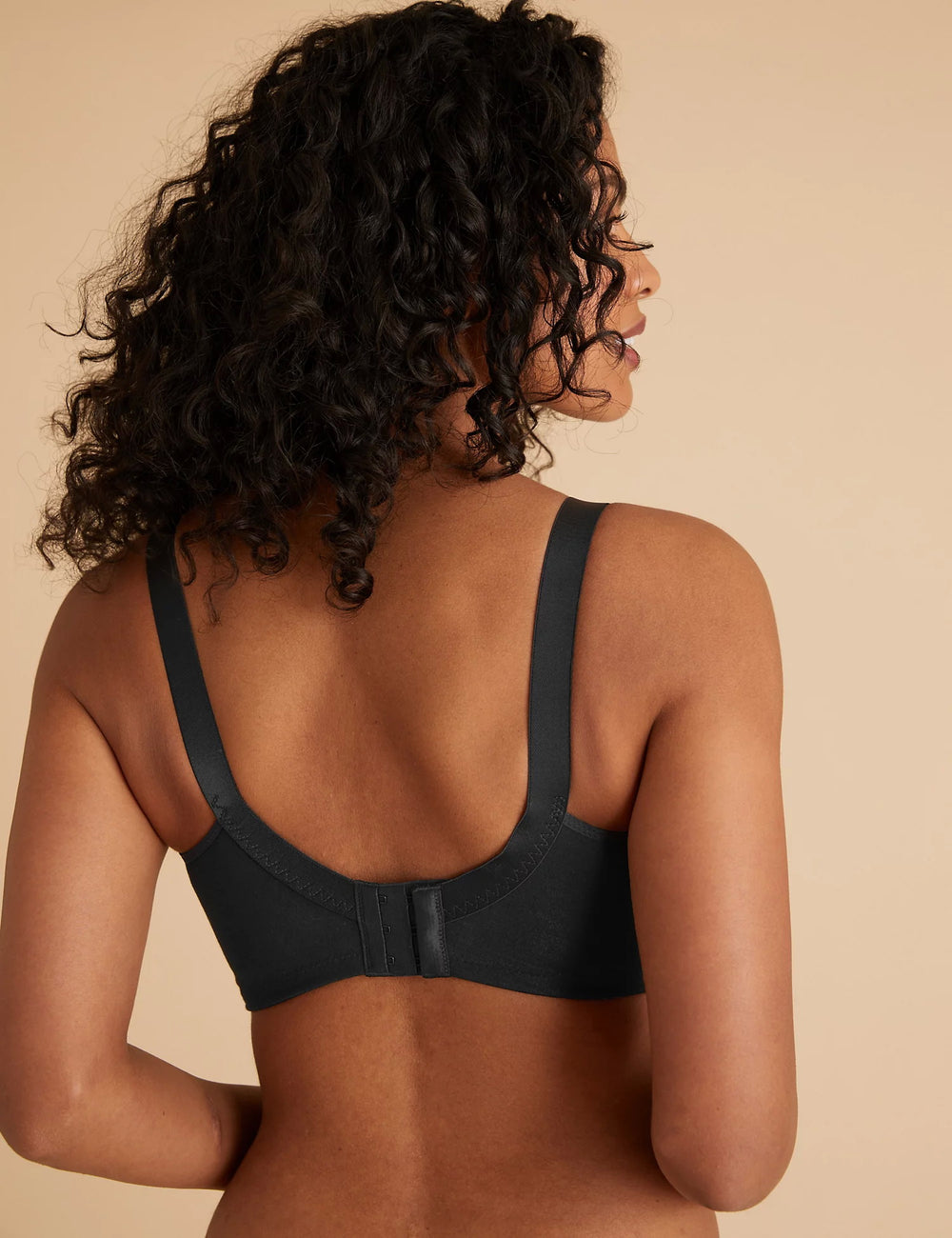 M&S Bra Total Support Non-Wired Full Cup T33/07434/8020 (Black)