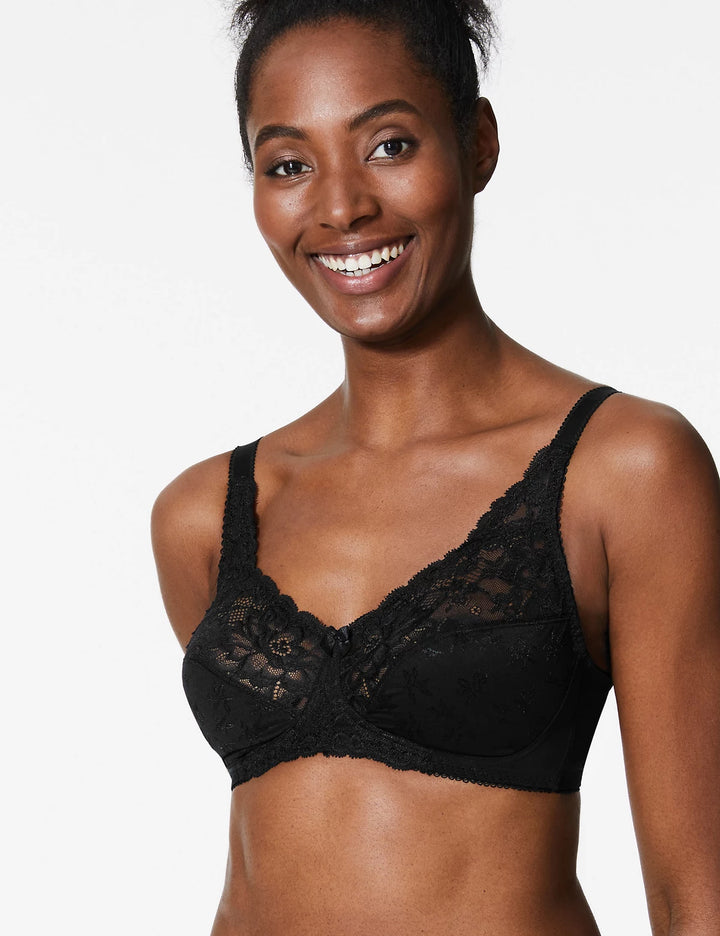 M&S U/W F/C Net Bra T33/7105