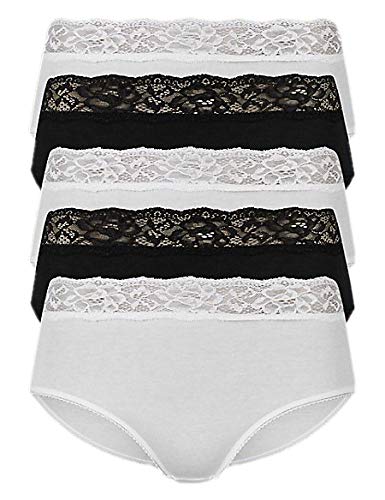 M&S Ladies Midi 5 Pack T61/4523