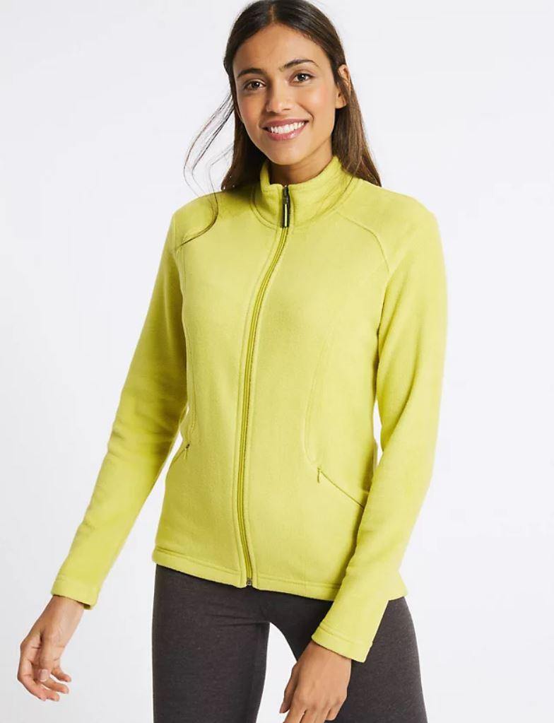 Ladies fleece clearance jackets at m&s