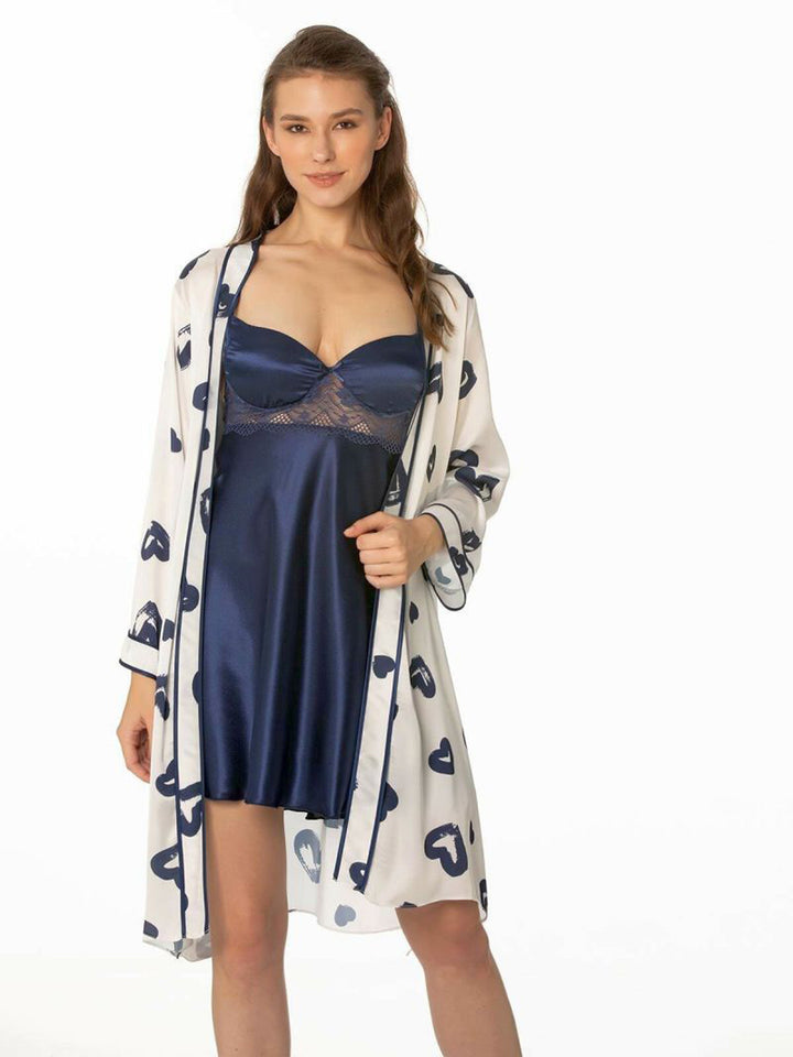 Pierre Cardin Ladies 2 Pcs Nighty Set 2406-2