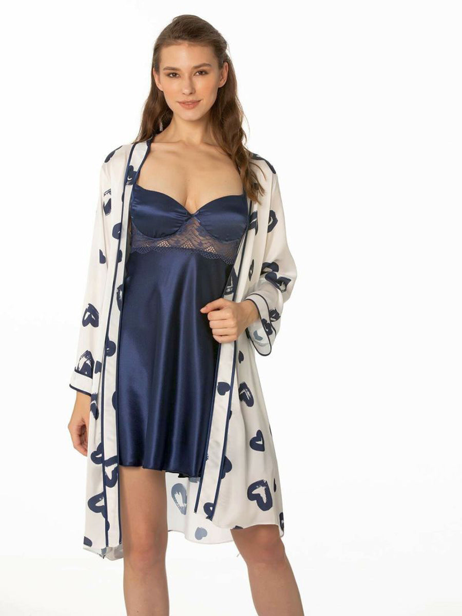 Pierre Cardin Ladies 2 Pcs Nighty Set 2406-2