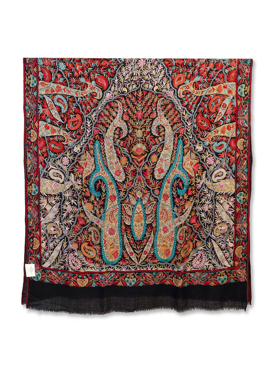 HS tila Kalam Kar Shawl Pashmina
