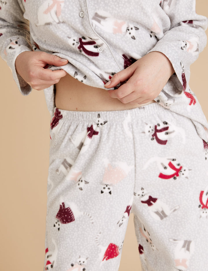 Marks & Spencer Ladies Night Suit Fleece T37/4425F