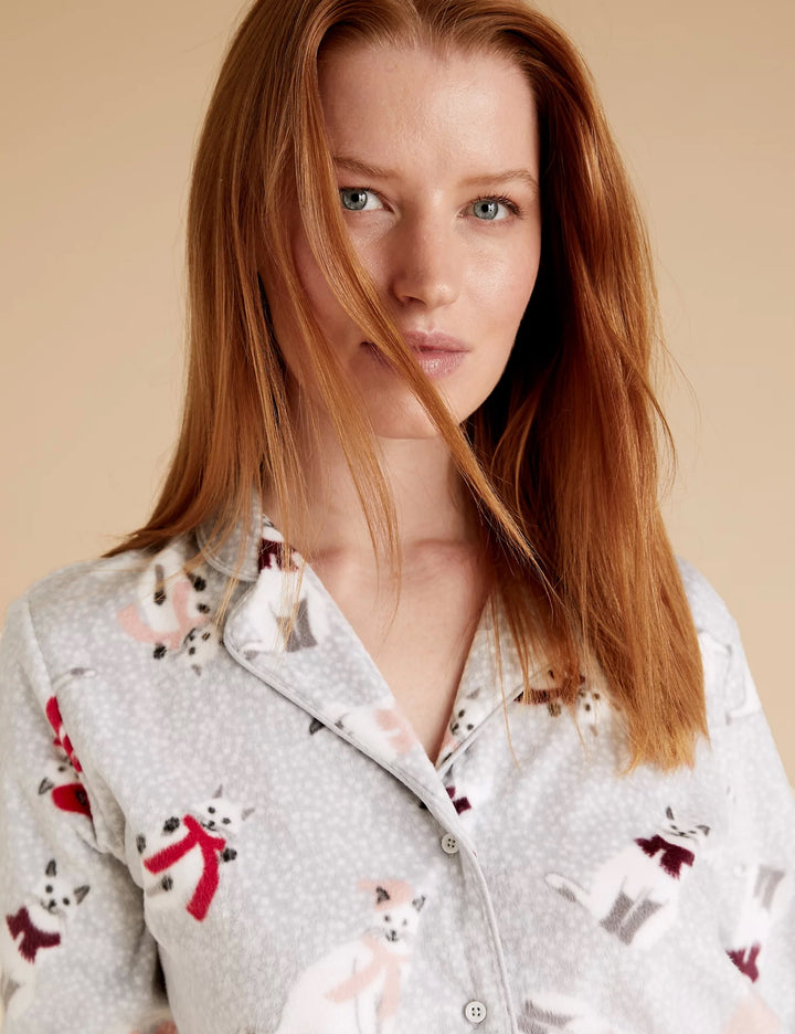 Marks & Spencer Ladies Night Suit Fleece T37/4425F