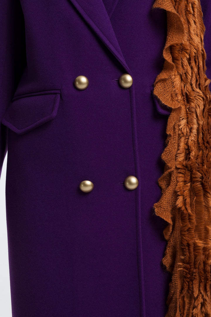 LaDonna Ladies Long Coat With Button 70553