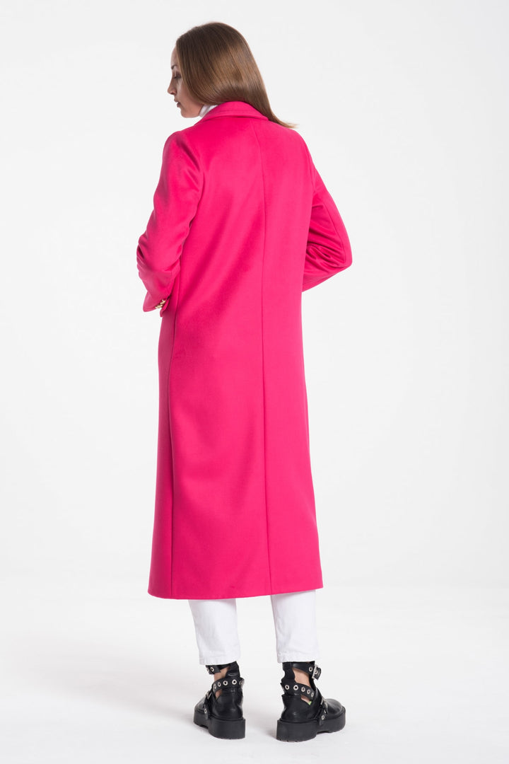 LaDonna Ladies Long Coat With Button 70553