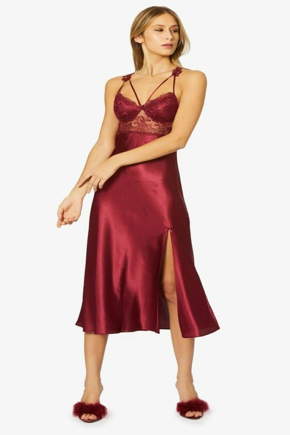 Pierre Cardin Ladies 3 Pcs Nighty Set 6025