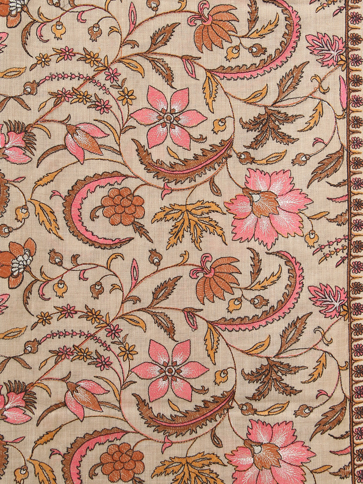 HS Ladies Ari Jamawar Jall Multi Color Shawl