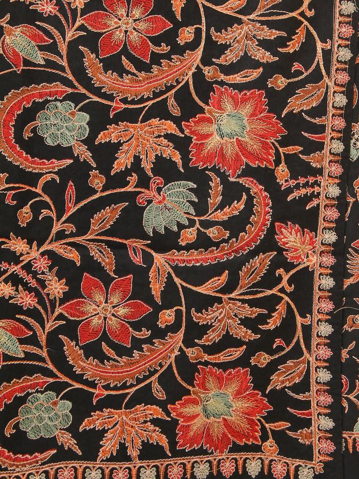 HS Ladies Ari Jamawar Jall Multi Color Shawl