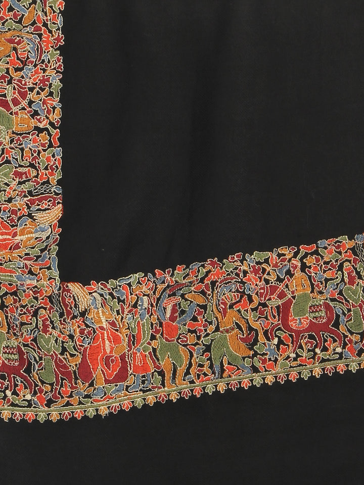 HS Four Bourder Shawl Pashmina