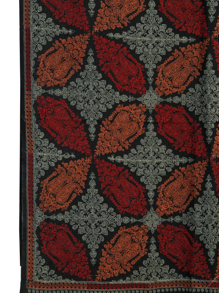 HS Nalki Work Jall Shawl Pashmina