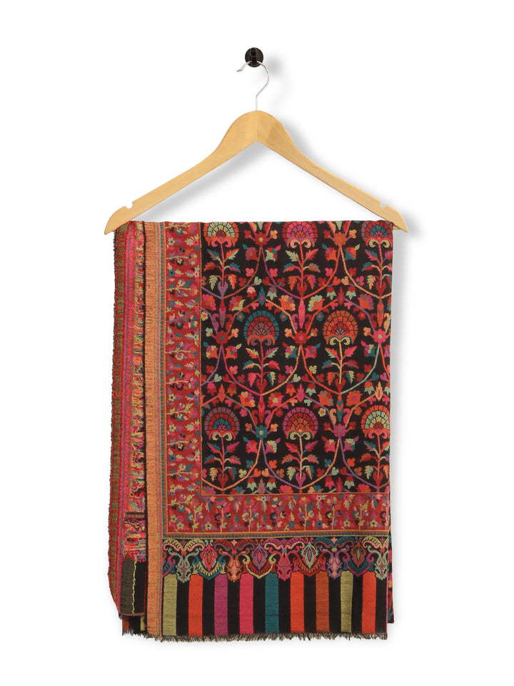 HS MP Kani Strip Shawl Pashmina