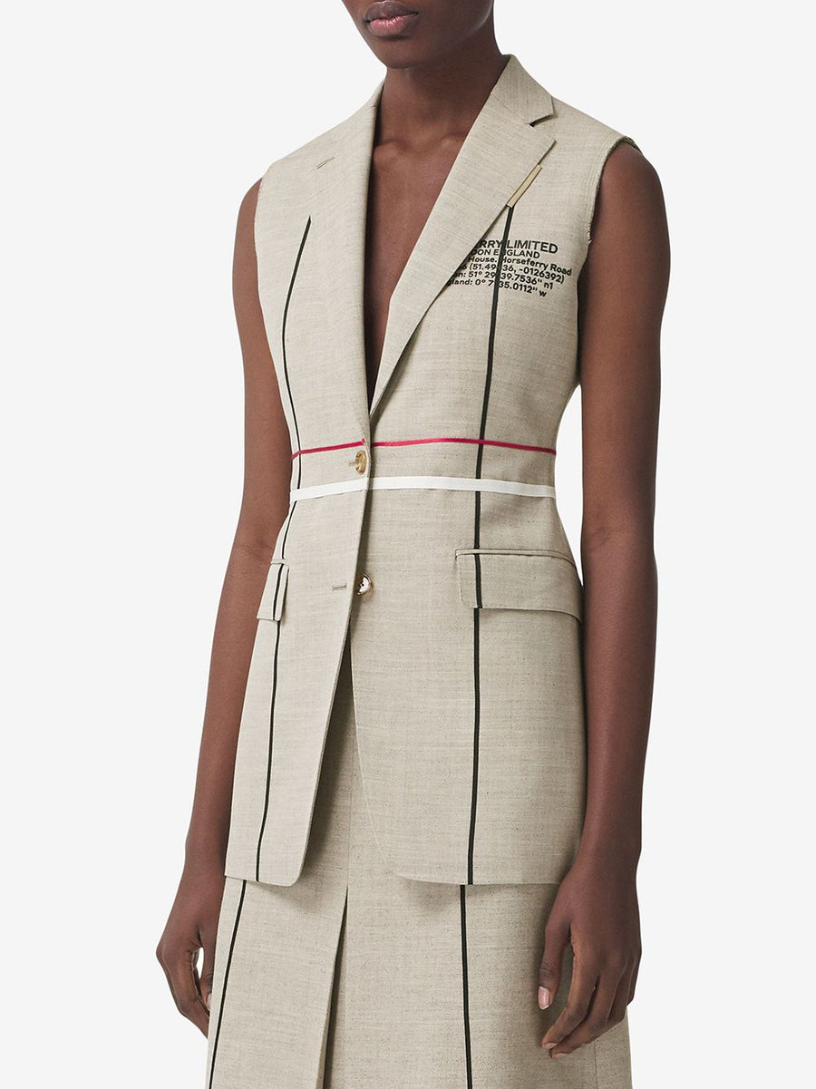 Burberry Ladies S/L Top Coat 80393351006