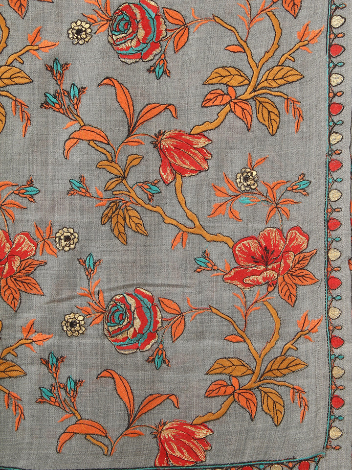 HS Gulab Kar Jall Shawl Pashiman