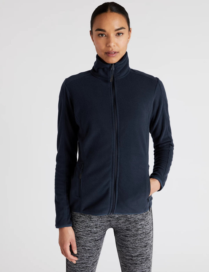M&S Ladies L/S Fleece Zipper T51/4181
