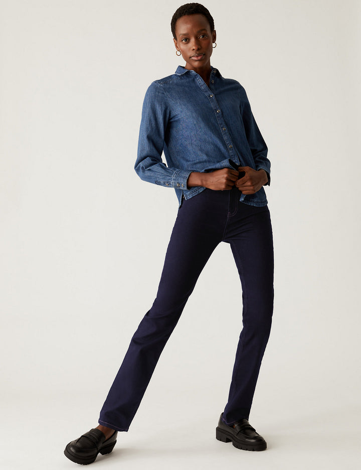 M&S The Sienna Straight High Rse Jeans T57/7566