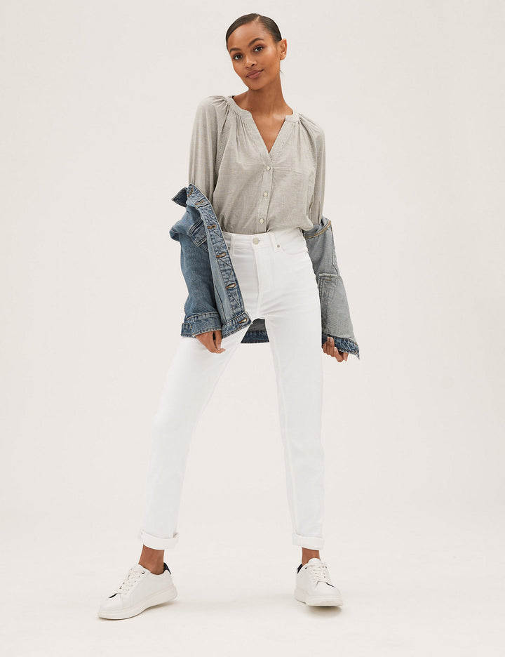 M&S The Sienna Straight High Rse Jeans T57/7566