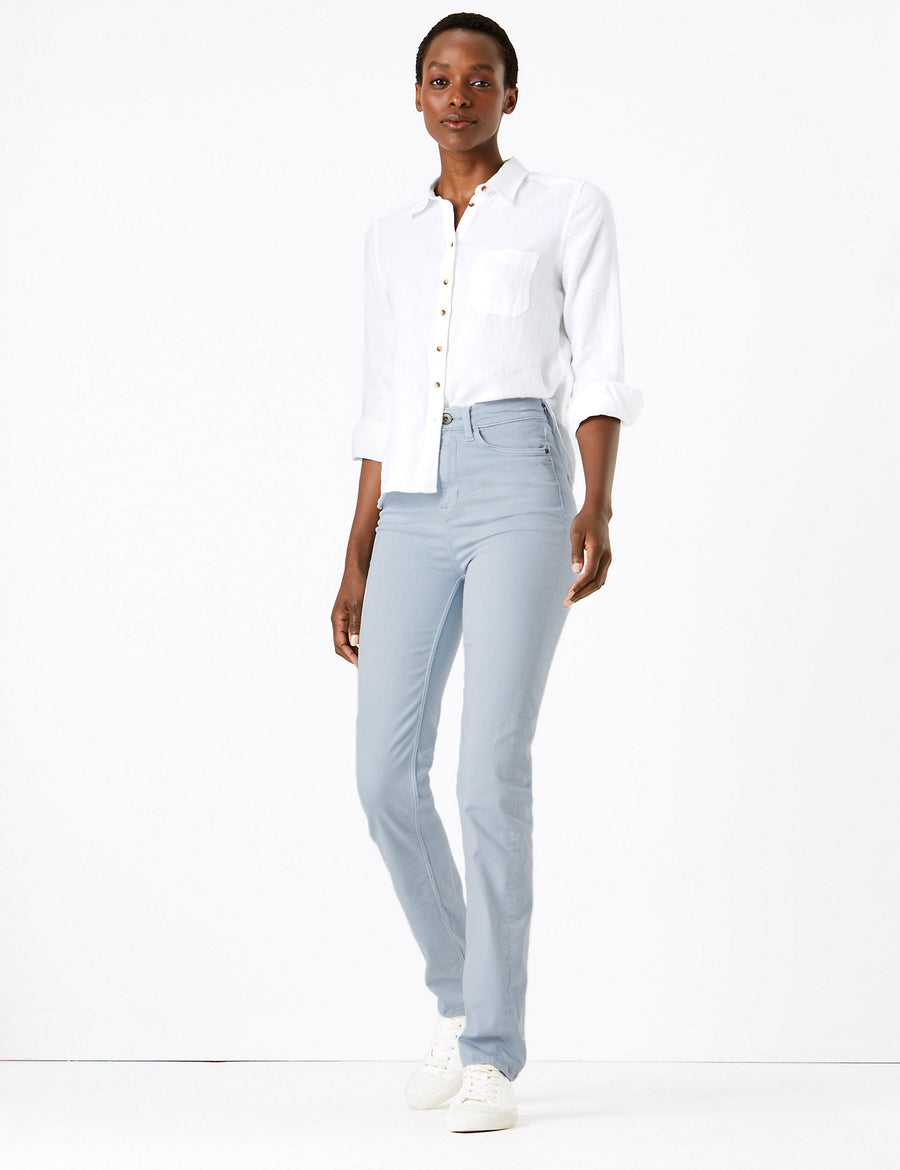 M&S The Sophia Straight High Rse Jeans T57/8678N