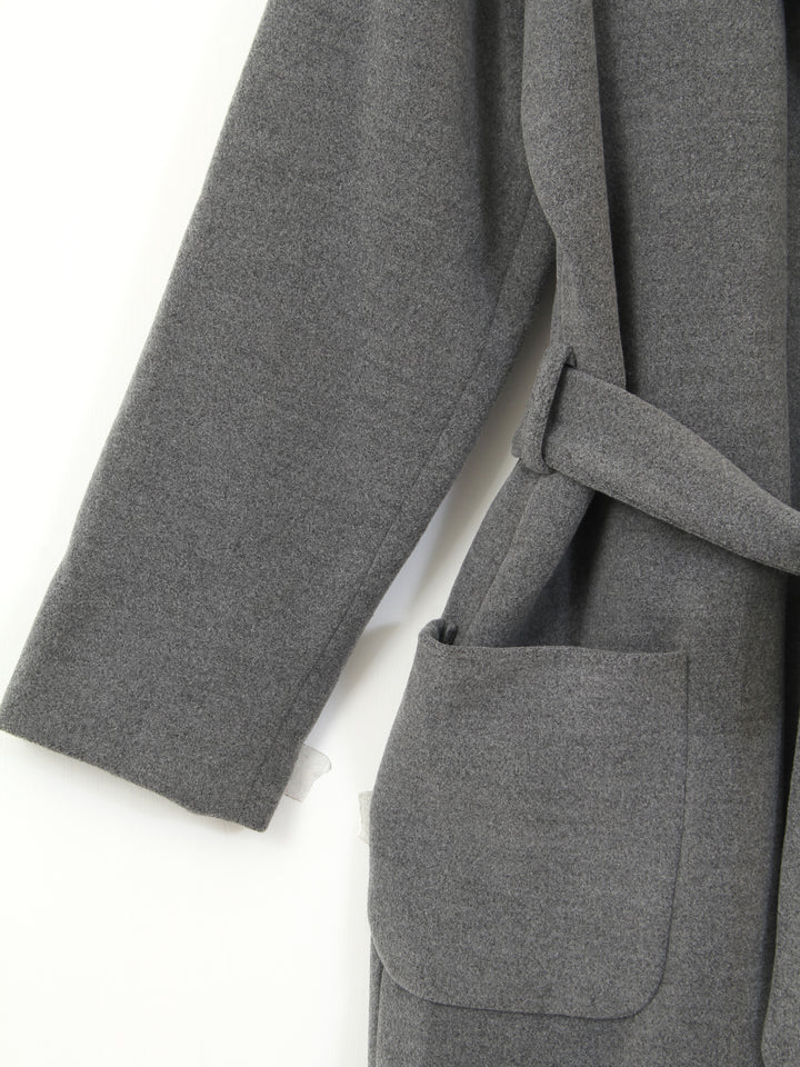 Ayda Ladies Cabel Knit Over Coat 8038