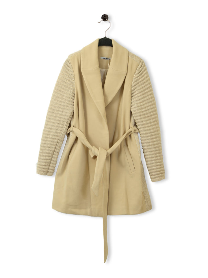 Ayda Ladies F/O Belt Coat 8036