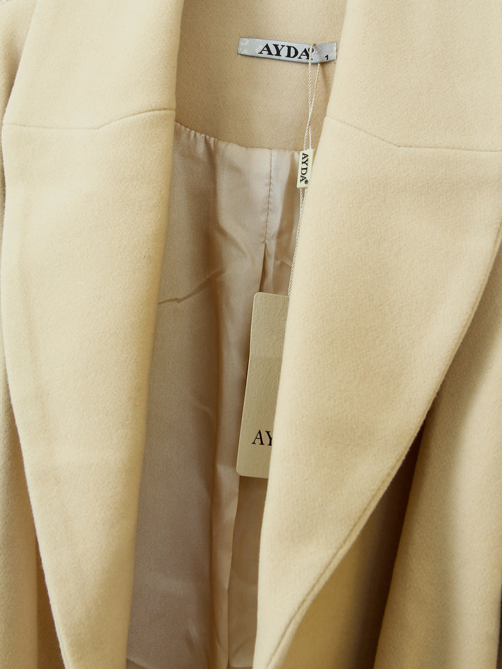 Ayda Ladies F/O Belt Coat 8036