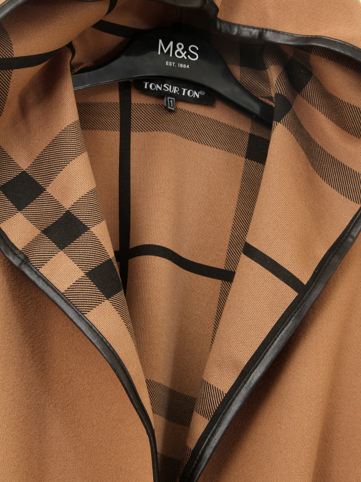 Tonsurton Ladies Long Hooded Fleece Coat 8446