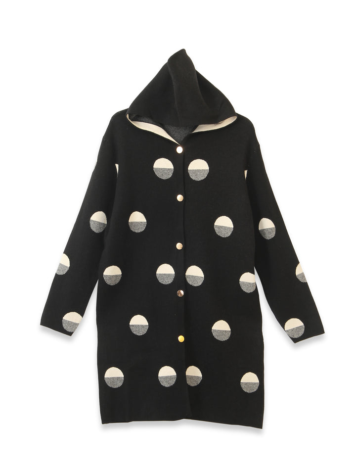 Tonsurton Ladies L/S Hooded Long Coat 8436
