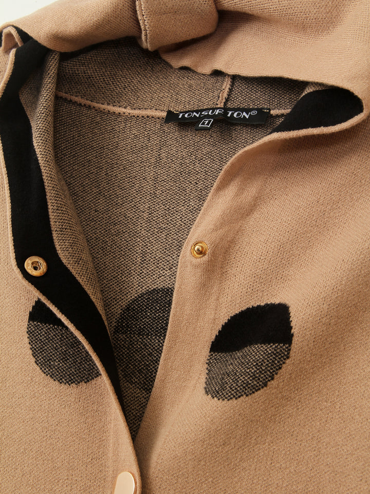 Tonsurton Ladies L/S Hooded Long Coat 8436