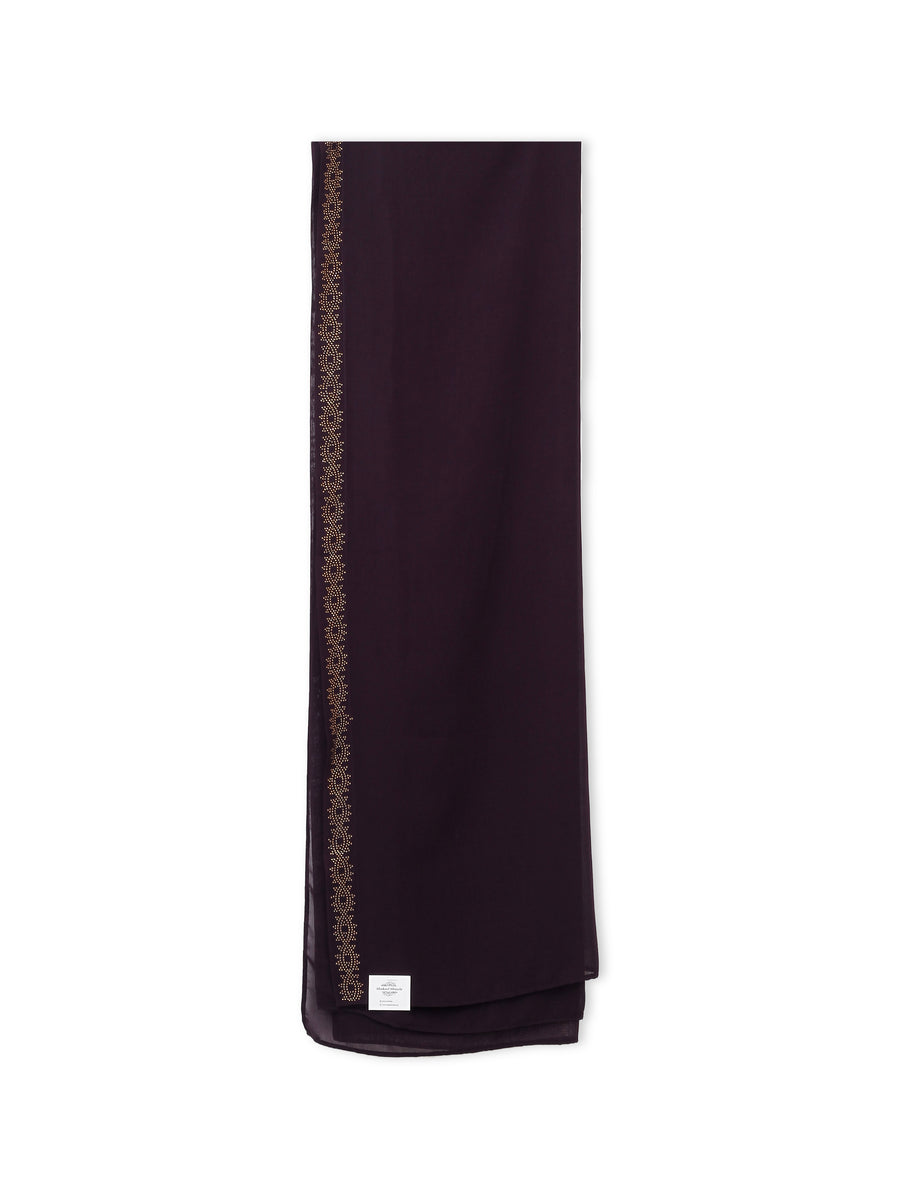 HS Shafoon Matha Patti Stone Shawl