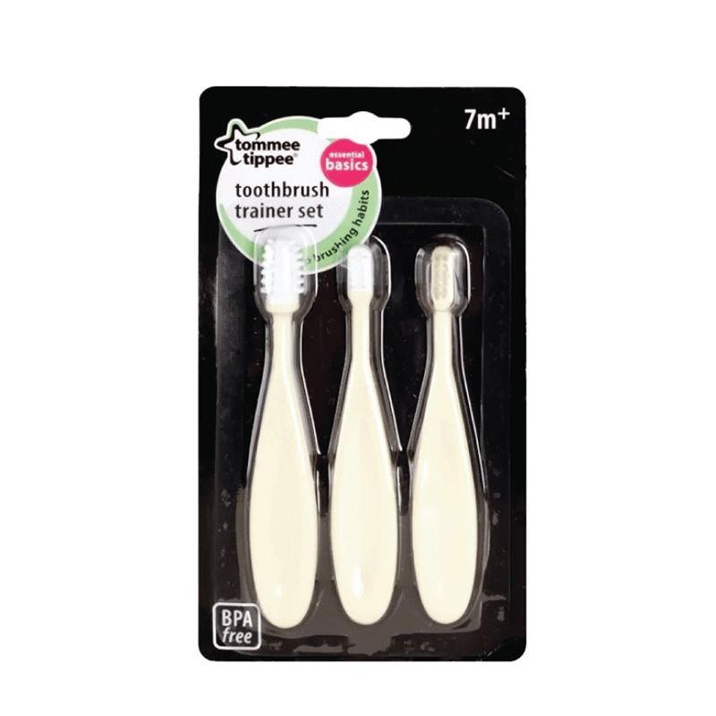 TT Baby Trainer Tooth Brush Set 7M+ (3 Pcs) 433209/38 (A+)