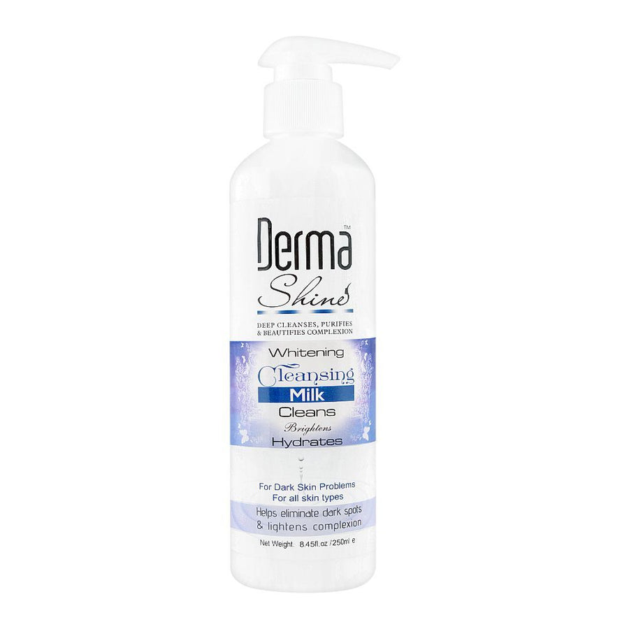 Derma Shine Whitening Cleansing Milk Hydrates 250ml