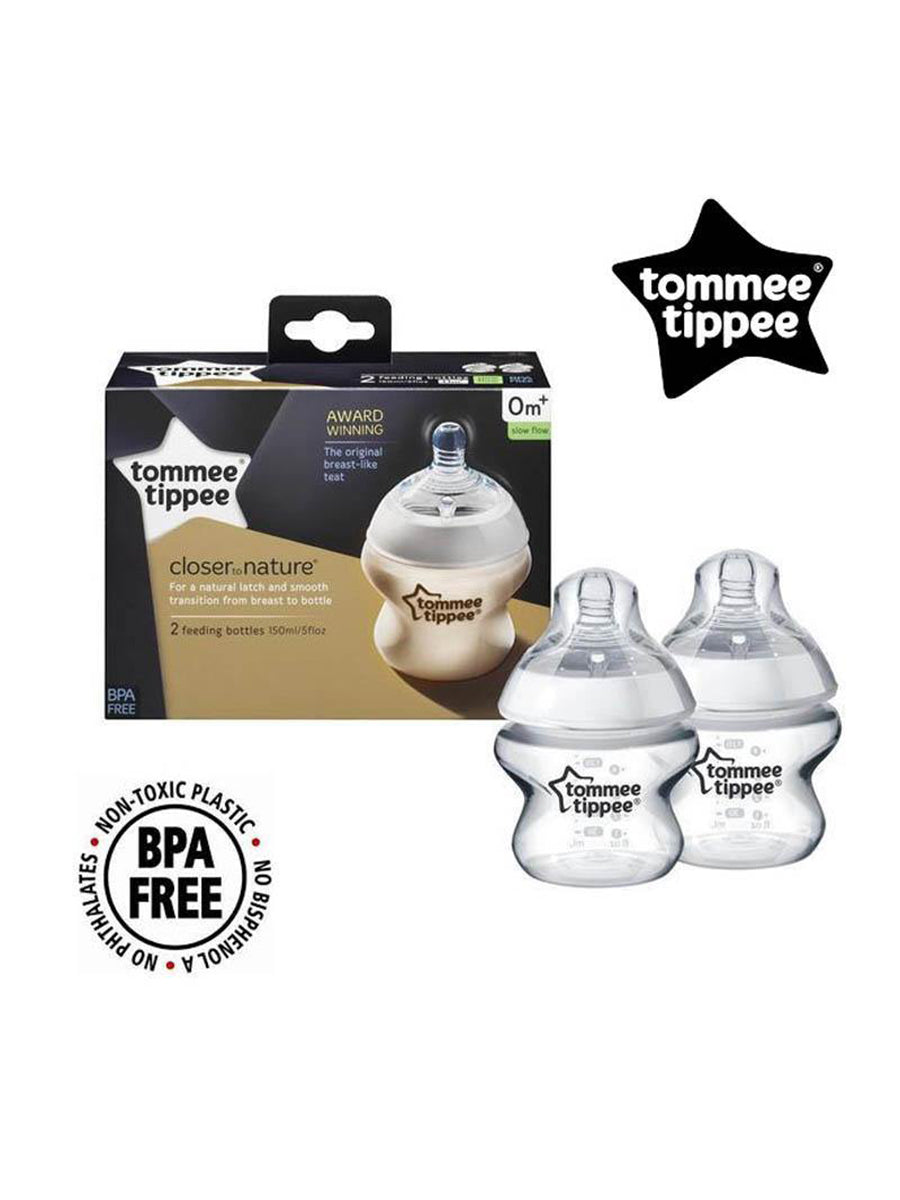 TT Baby Feeding Bottle 5 Oz 150ml 0M+ (2 Pcs) 422100/38 (A+)