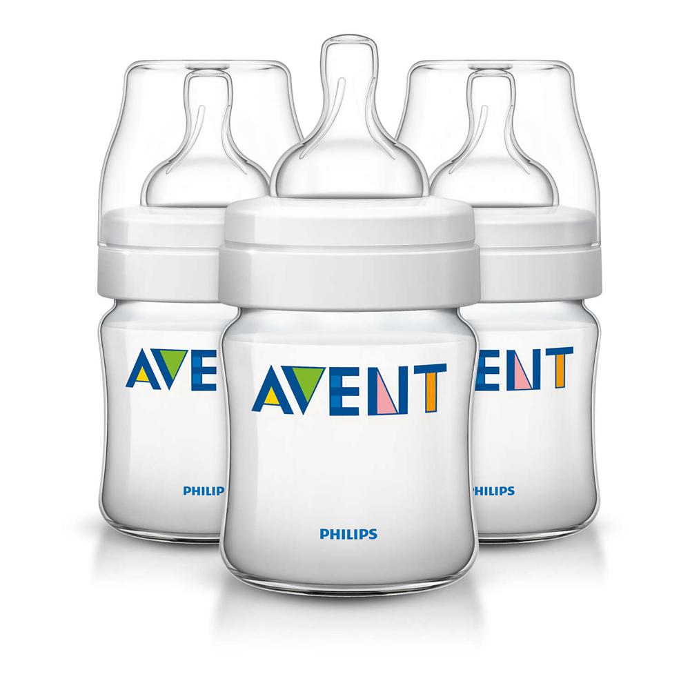 AP Baby Classic + PP Bottle 125ml PK3 SCF560/37 (1838) (A+)