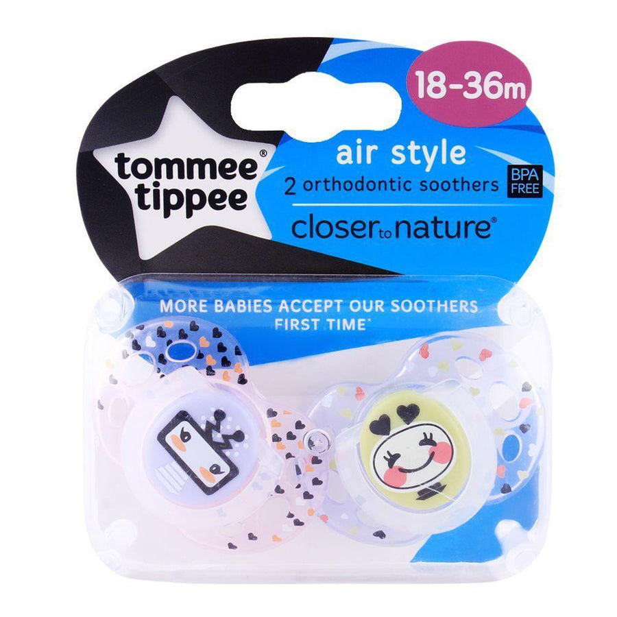 TT Baby Air Style Soother 2 Pack 18-36M 433403/38 (Blue) (A)